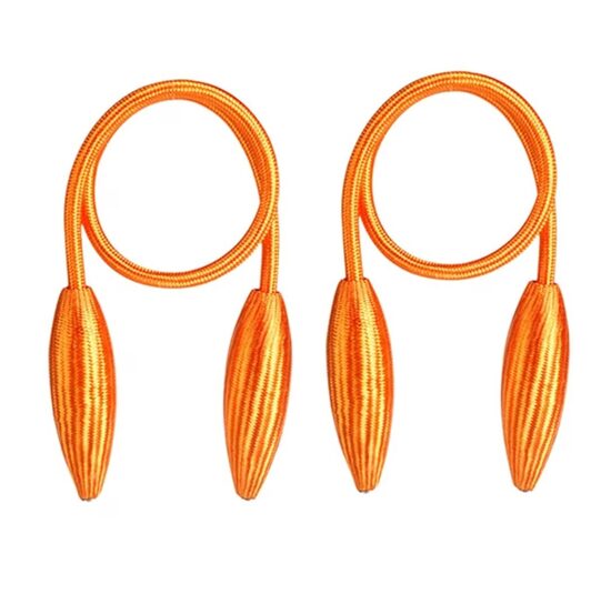 2 шт. плетеных завязок для штор, оранжевого цвета